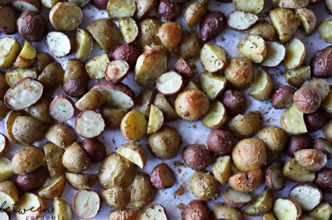 Two-Ingredient Side Dishes: Garlicky Roasted Potatoes. These are the side dishes you’ll make the most often in the least amount of time.